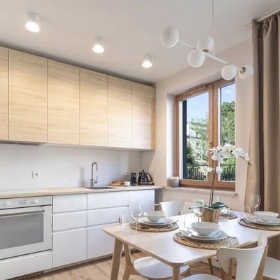 Vermietung einer neuen möblierten 3-Zimmer-Wohnung, 60 m², Krakau, Polen